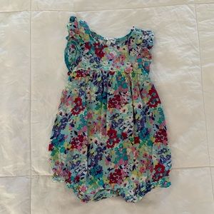 Splendid baby girls flutter sleeve onesie